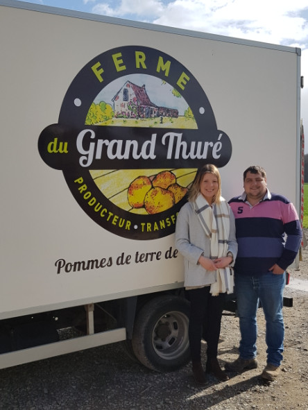 Ferme du Grand Thuré, Alexis et Anne-Charlotte Gruson