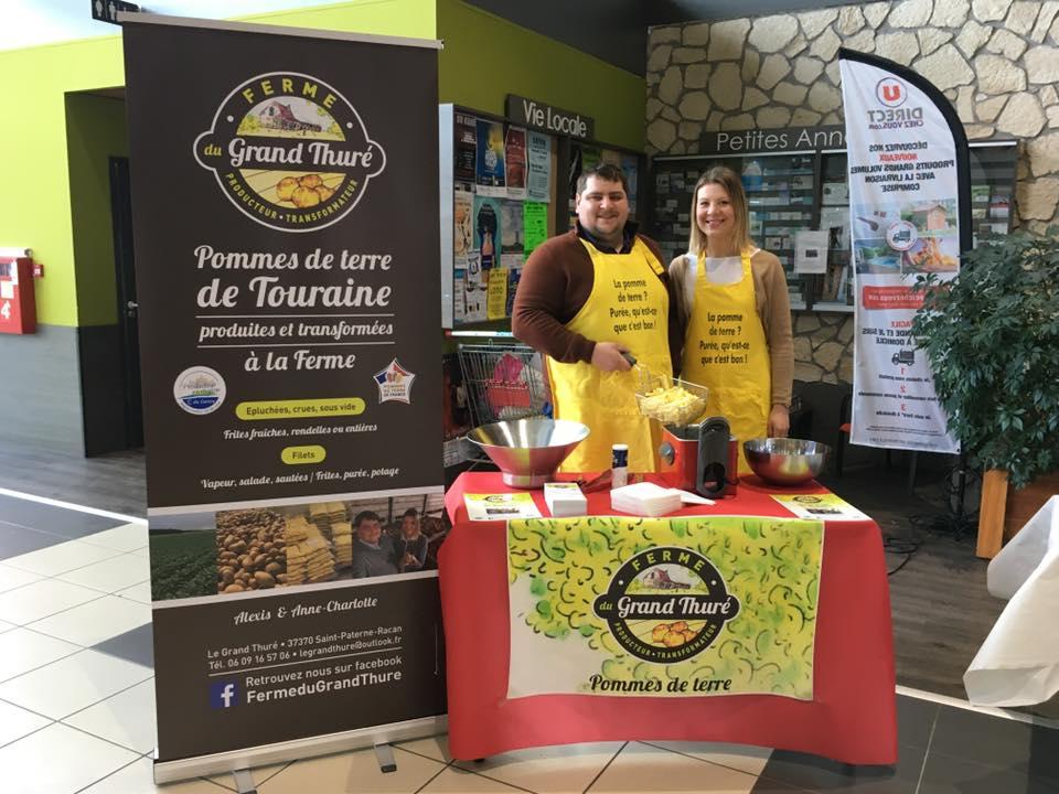Ferme du Grand Thuré, Alexis et Anne-Charlotte Gruson