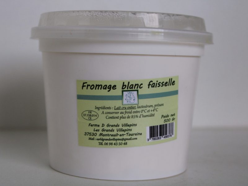 Fromage blanc faisselle