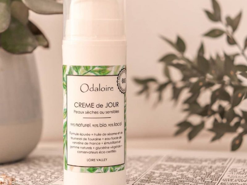 Crème de jour BIO Odaloire pour peaux sèches ou sensibles
