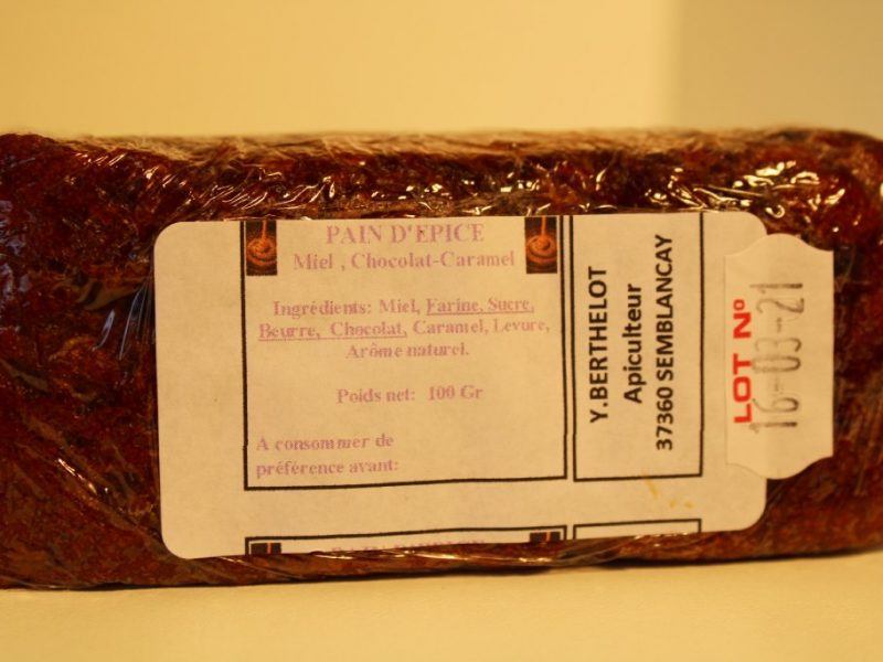 Pain d'épice Chocolat-Caramel 100g