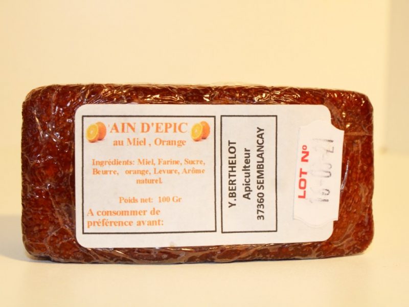 Pain d'épice Orange - 100g