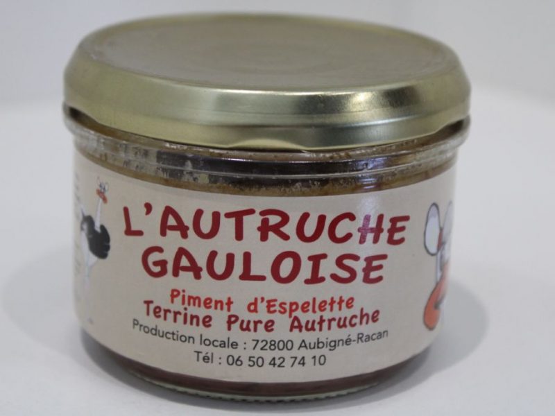 Terrine d'autruche au piment d’Espelette