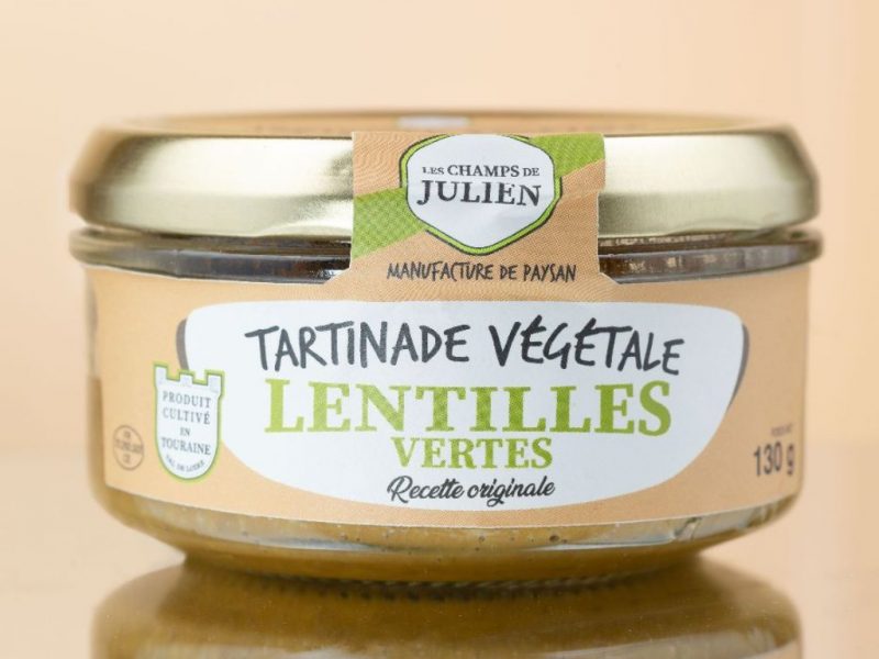 Tartinades lentilles vertes