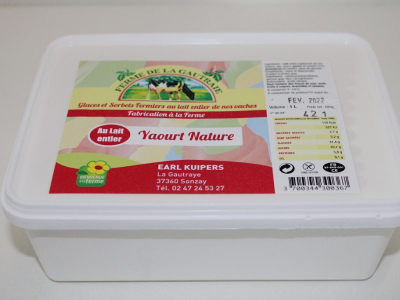 Glace Yaourt Nature