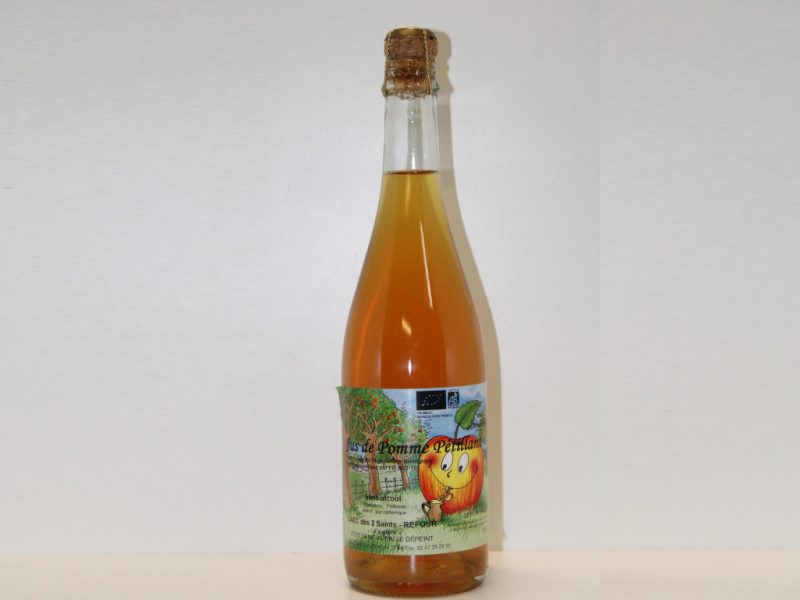 Jus pétillant de pomme