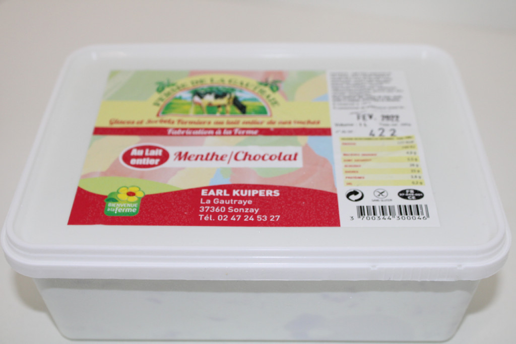 Glace Menthe-Chocolat au lait entier