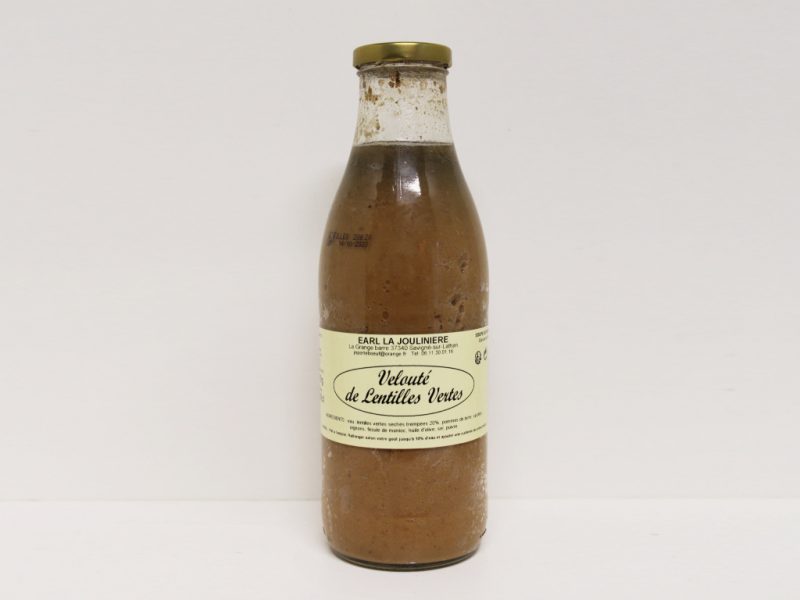 Velouté de lentilles vertes